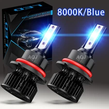 2x 9007/HB5 LED Headlight Bulbs Kit 8000K Blue High Low Beam Light Super Bright