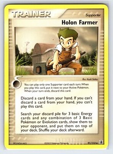 Holon Farmer 91/113 2005 EX Delta Species Pokemon Card Uncommon Trainer - Nm/Vlp