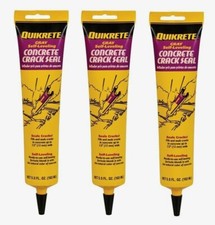 3pk Quikrete Self-Leveling CONCRETE CRACK SEAL 5.5 oz Gray Cement Blends 8640-15