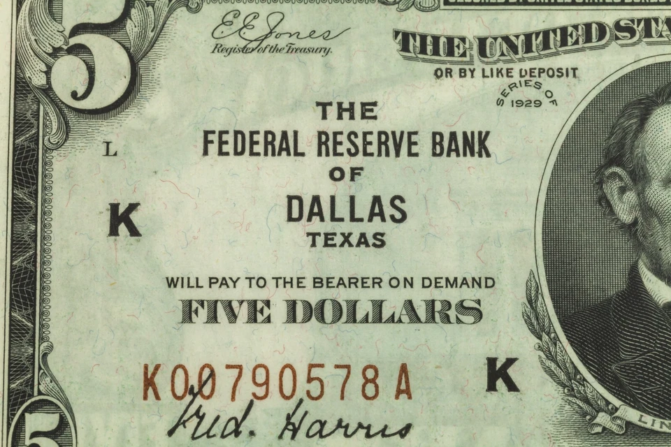 1929 National Dallas Fr #1850-K (KA Block) Graded by PMG Gem Unc 65 EPQ - Image 3 of 4