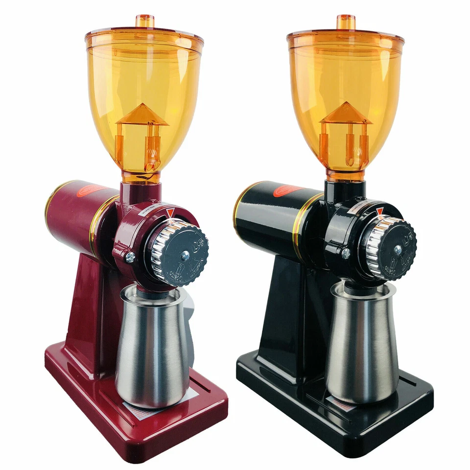 Commercial Coffee Grinder Electric Grind Automatic Burr Mill Bean Home Office - Image 2 of 4