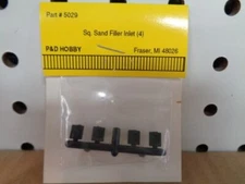 P&D Hobby Brand O Scale Detailing Parts: Sand Filler Inlet, Square, EMD, Plas...