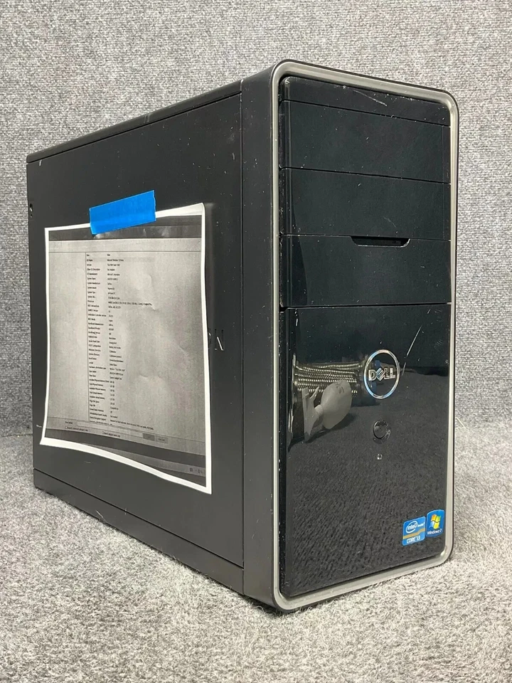 Dell Desktop Tower PC Inspiron 602 🖥️ Intel Core i3-2100 3.10GHz 6GB RAM - Image 3 of 4