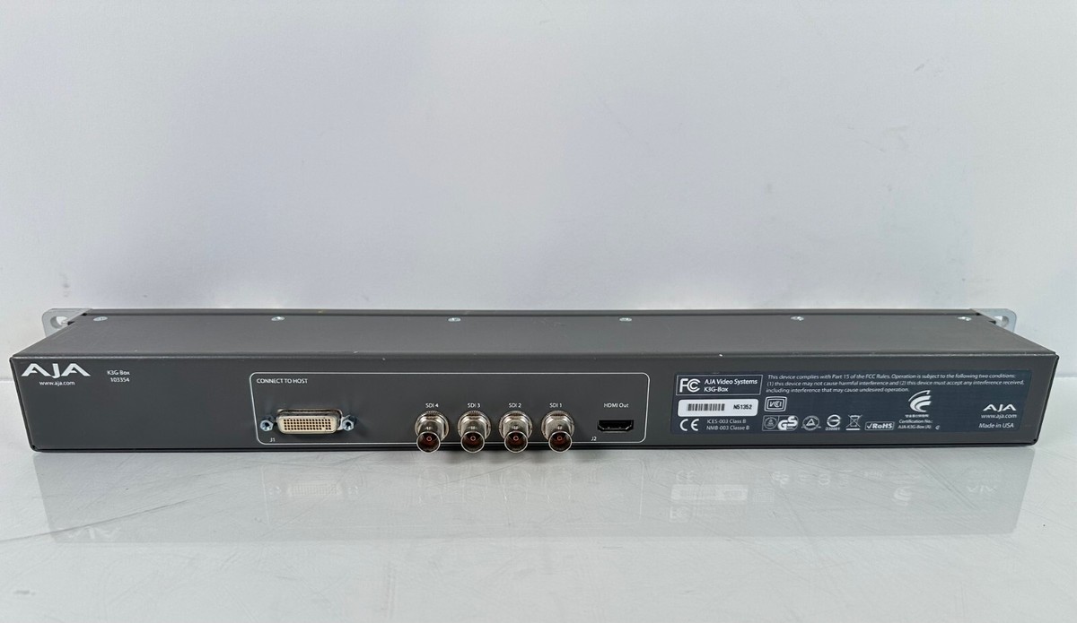 Aja K3G-Box 103354 Kona 3G External Video Editing Breakout Aja K3G-Box 103354 Kona 3G External Video Editing Breakout
