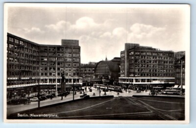 RPPC BERLIN Alexanderplatz GERMANY Postcard
