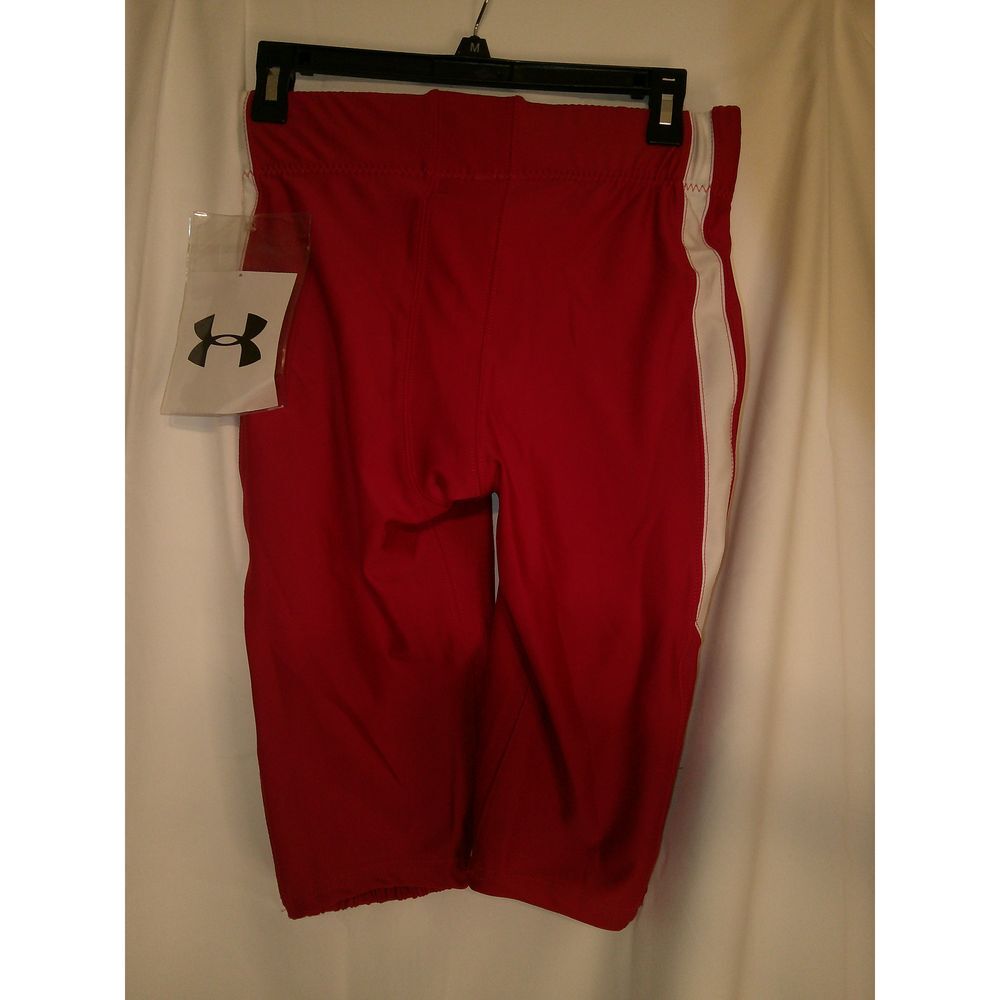 Men's Under Armour Prototype Power 1 Red Football Pants Large NWT thumbnail 2
