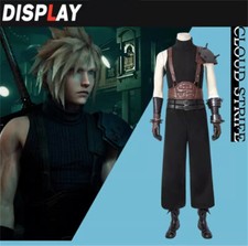 Final Fantasy VII Remake Cloud Strife Cosplay Halloween Costume Armor Outfits