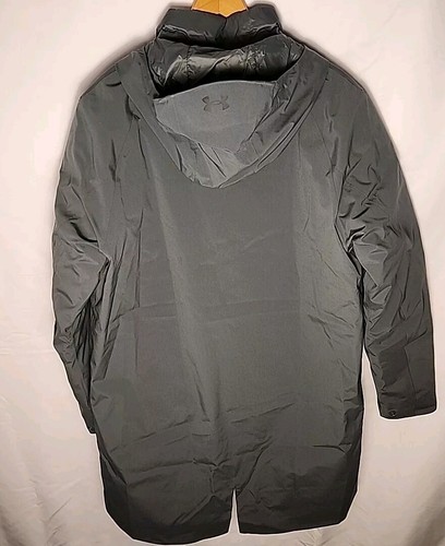Under Armour Mens Coldgear Infrared Down 3-In-1 Jacket Color Pitch Gray Medium - Picture 8 of 13