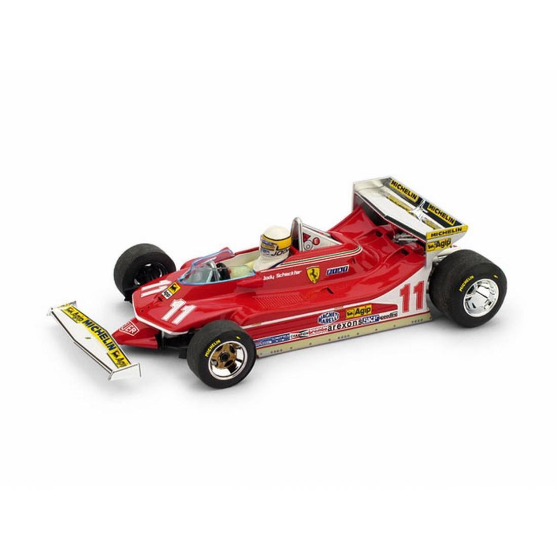 Scale Racing Cars 1/43 Scale built kit 15AUG4 Ferrari 312 T3 Monaco 79  Scheckter