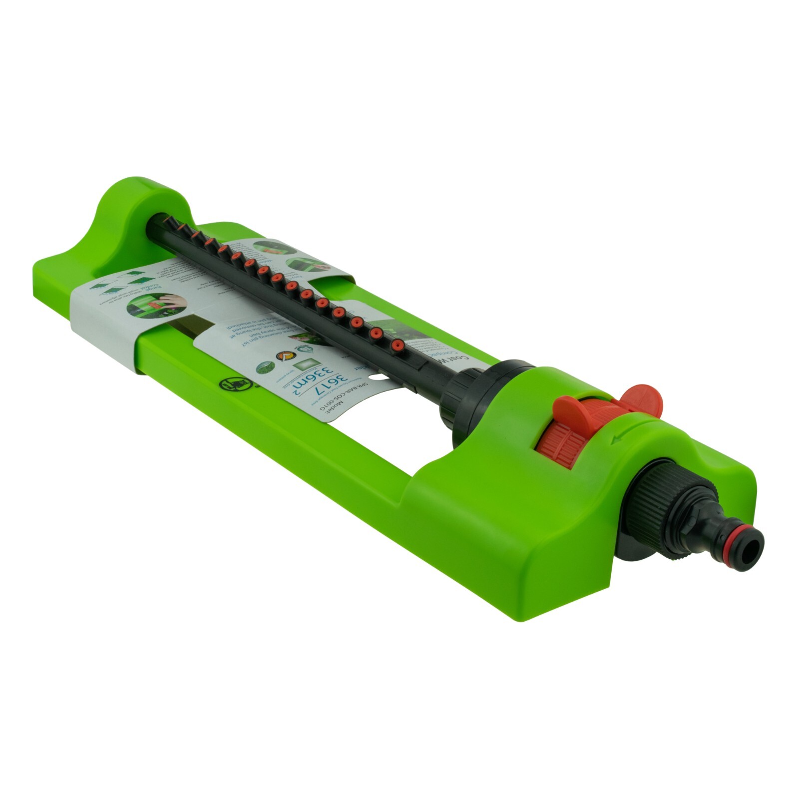 Garden Watering Bar Sprinkler Adjustable Oscillating Lawn Plants Large Coverage