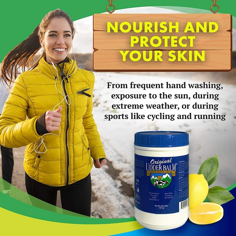 Original Udder Balm Thick Moisturizing Cream. Help for dry hands. *OUB - Image 4 of 4