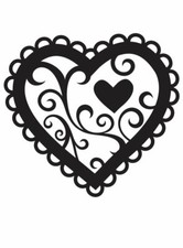 Embossing Essentials 4.25 x 5.75 inch Embossing Folder - Valentine by Darice