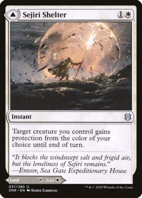 Magic the Gathering (mtg): ZNR: Sejiri Shelter