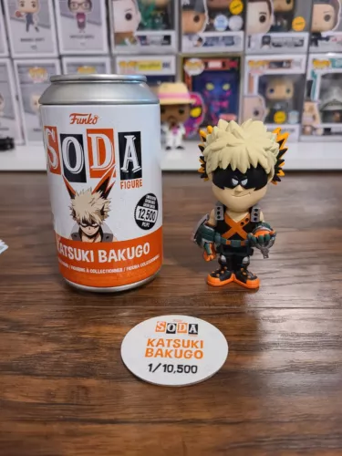 Funko Soda Figure Katsuki Bakugo My Hero Academia Limited Edition 1/10,500