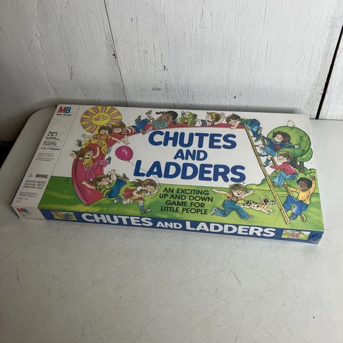 NEW 1979 Vintage CHUTES AND LADDERS Edition Milton Bradley Factory Sealed NIB