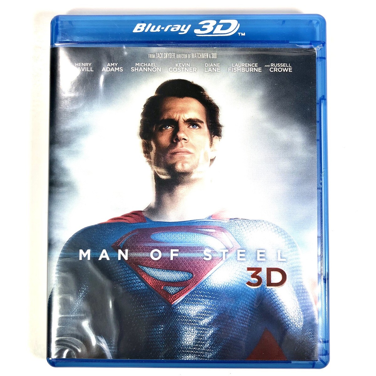 Man of Steel 3D Blu-ray 2013 DC Comics Super Hero Movie Zack Snyder Henry  Cavill