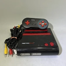 Retro-Bit Retro Duo Console Black/Red SNES & NES Bundle 1 Controller #ML