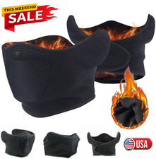 2  Winter Half Face Mask Thermal Balaclava Windproof Ski Mask Outdoor Sports USA