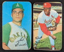 1970 Topps Super Lot 2 Cards Sal Bando Bob Gibson
