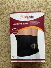 Orpedo Lumbovit 300 b Lumbalorthese - Größe L - Schwarz   NEU  
