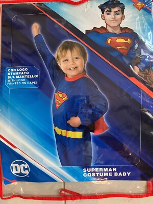 Boys Superman Costume Licensed Child Kids Super Hero Fancy Dress
