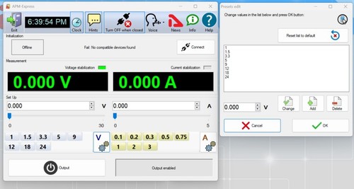 APS-3320LS DC Power Supply 30V/20A, Free Software Control via PC and Voice Guide - Picture 2 of 5