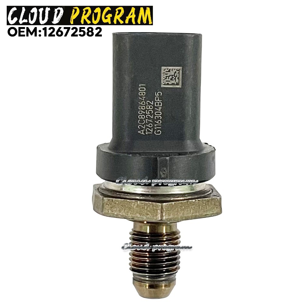 12672582 Fuel rail Pressure Sensor For 2016-2020 Chevrolet Buick