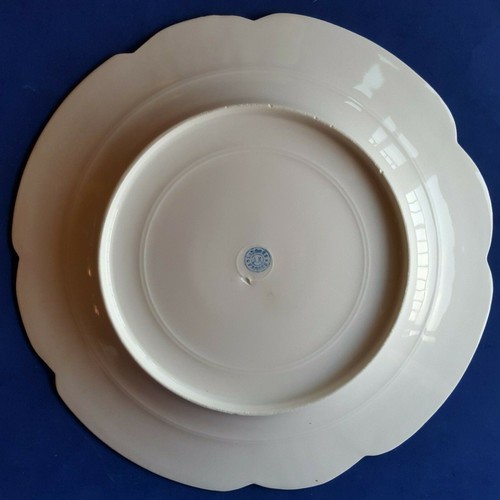 Antique 1880s A. Klingenberg (AK) Limoges France 10" Dinner Plate. Gold Star - Picture 5 of 11