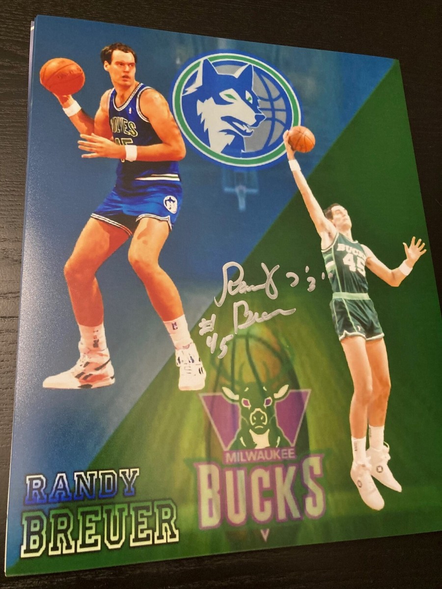 Timberwolves Randy Breuer signed 8x10 W/COA | eBay