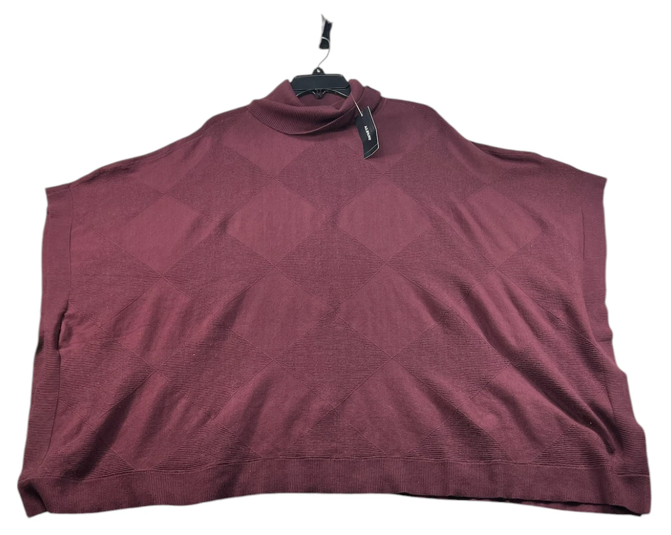 Alfani Poncho Sweater Womens Size Large Burgundy Turtleneck New
Opens in a new window or tab