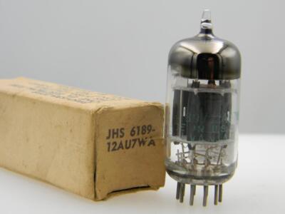 Rare Sylvania Super Tube JHS 6189 12AU7WA NOS NIB 3-Mica