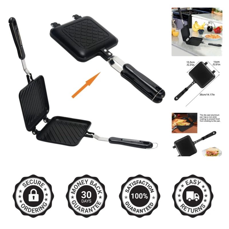 Non-Stick Sandwich Mini Waffle Maker
