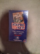 1992 PRO SET FOOTBALL SERIES 1 SEALED NFL BOX - 36 PACKS PER BOX