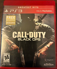 Activision Call of Duty: Black Ops PS3 Greatest Hits Red  clean disc