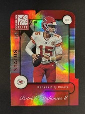 2021 Donruss Elite Patrick Mahomes Red Status Die Cut #1/5 