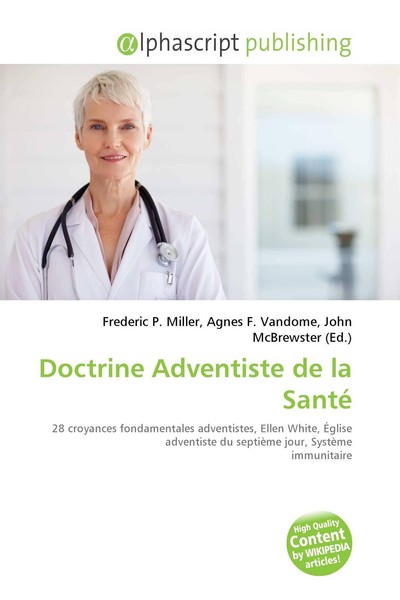 Doctrine Adventiste De La Santé Frederic P. Miller-image