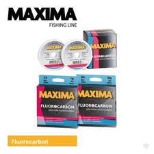 Maxima Pure Fluorocarbon - Carp Pike Bass Lure Sea Coarse Fishing Line Tackle