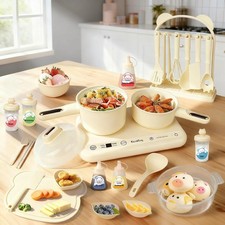 Mini Cooking Sets Real Kitchen for Food Making, Junior Easy Montessori Educat...