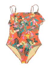 Old Navy Women Orange One Piece Swimsuit XL