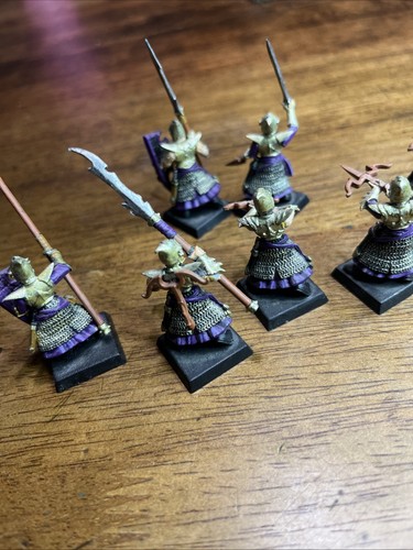 Vintage 1990s Warhammer Fantasy DARK ELVES Lot LOOK Plastic W17 - Picture 8 of 11