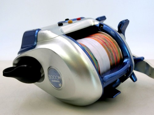 Shimano Dendou-Maru 3000H Eléctrico Carrete de Pesca Con Inglés Manual Muy Bueno - Imagen 21 de 22