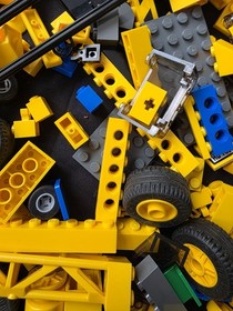 The LEGO 7633 City Construction Site Parts Lot Crane 