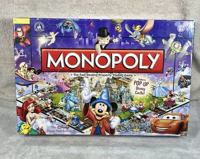 Monopoly Disney Theme Park Edition III 2010 Complete Pop-Up Castle Board Game