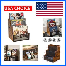 Vinyl Record Storage,Stepped 3 Tier LP Vinyl Record Crate,Vinyl Record Album ...