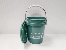 Mini cubo de pintura Lowe's Lowes TEAL 0,5 cuartos de galón sin BPA con tapa envío rápido