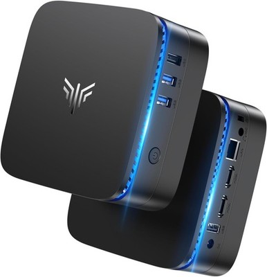 NiPoGi AK1PLUS Mini PC Intel N5030, 8GB LPDDR4 256GB SSD Win11 PRO,WiFi5, BT4.2