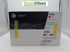 HP CF410XD CF411X CF412A CF413A CMYK Toner Set - Genuine New Sealed