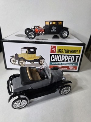 AMT Ford CHOPPED T + MODEL T Built Model new From Box Both Detailed 
