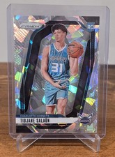 2024-25 Panini Prizm - Tidjane Salaun #262 Ice Prizm (RC) Hornets 