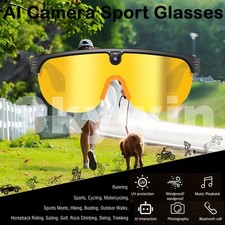 AI Smart glasses with camera 8MP video recording and real time translation